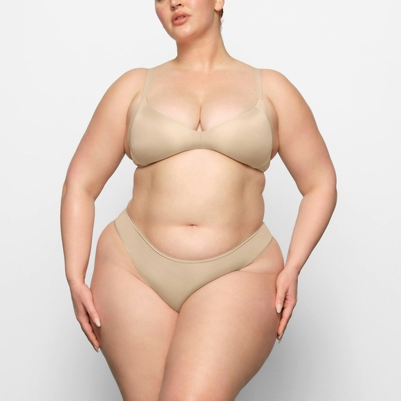 SKIMS wireless foam PUSH-UP BRA sand color 34D br wrl 1891 - Picture 1 of 4